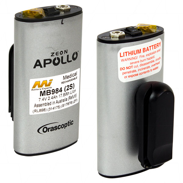 MI Battery Experts MB984 Medical Battery suitable for Orascoptic Zeon
